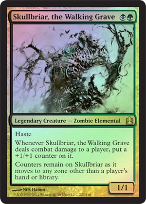 (Promo-Prerelease)Skullbriar, the Walking Grave/歩く墓場、髑髏茨 【大判, Oversized】
